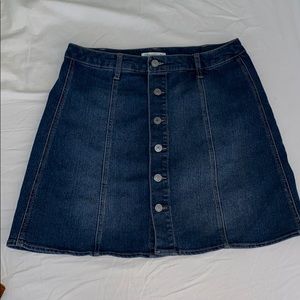 Simple Jean Skirt